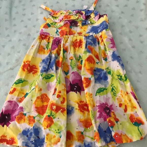 Cute Rainbow Summer Dress For Toddlers - Picture 1 of 3